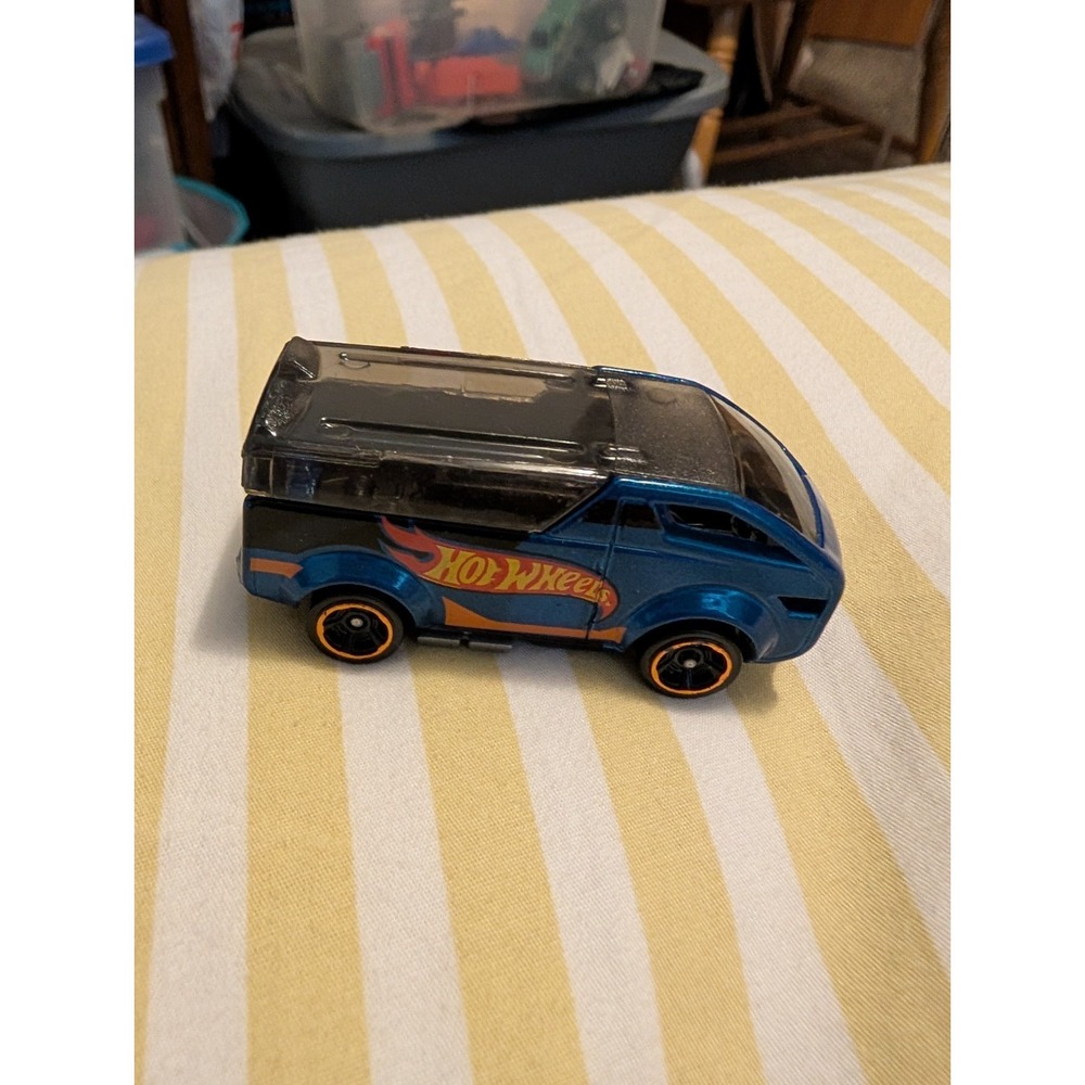 Hot Wheels 2013 Vanster BDC73 Blue Diecast Toy Van Mattel Malaysia